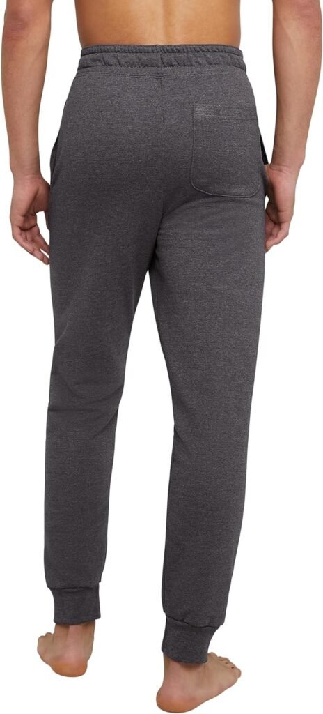 Hanes Mens EcoSmart Jogger Sweatpants, Mens Midweight Fleece Lounge Pants, 30.5