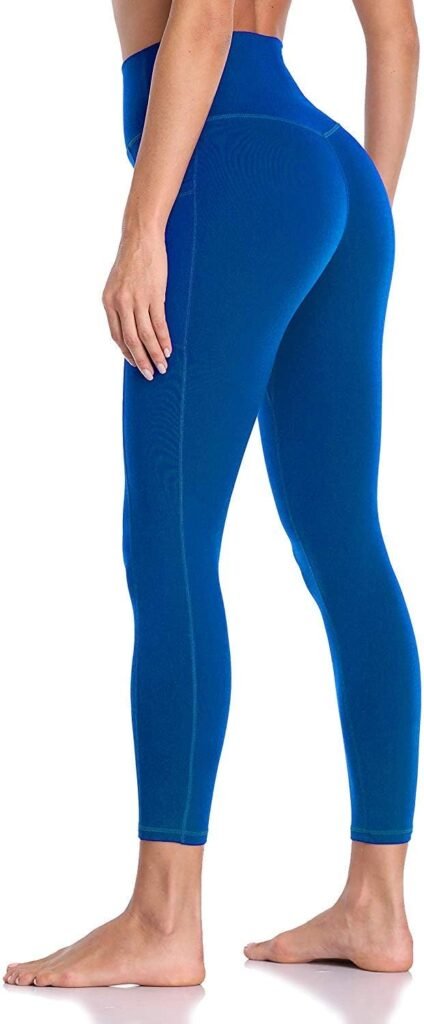 Colorfulkoala Womens High Waisted Yoga Pants 7/8 Length Leggings with Pockets