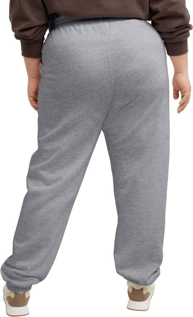 Hanes Womens Originals Midweight Fleece Joggers, Sweatpants With Pockets, Place Flowers, 30, Plus Size Available