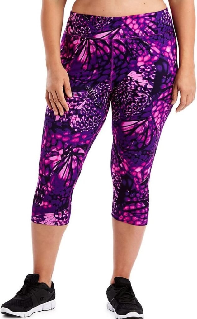 JUST MY SIZE Womens Plus Size Active Stretch Capri