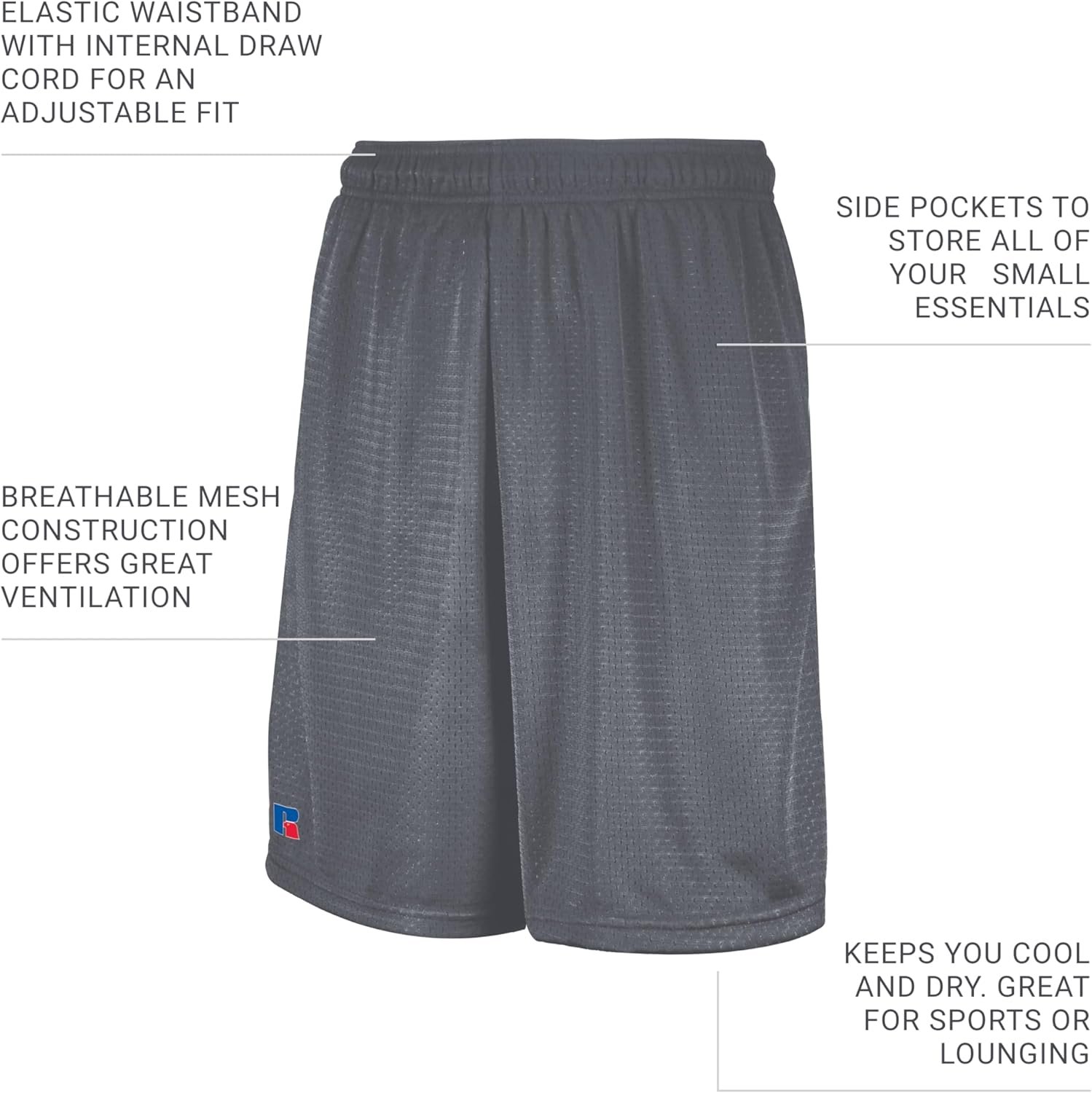 Russell Athletics Men’s Mesh Shorts Review