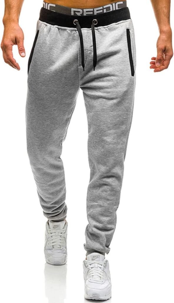 BUXKR Mens Sweatpants for Jogging Casual Joggers Pants for Gym Running or Athletic Workout