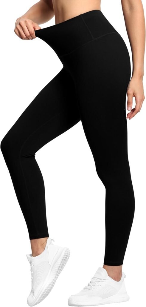 THE GYM PEOPLE Womens High Waist Workout Legging Soft Tummy Control Squat Proof Yoga Running Pants